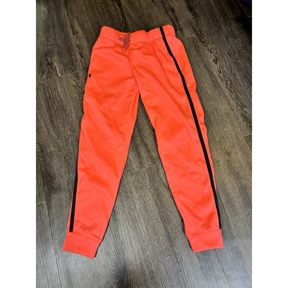 Under Armour Girls Fleece Pants Coral Size M Youth